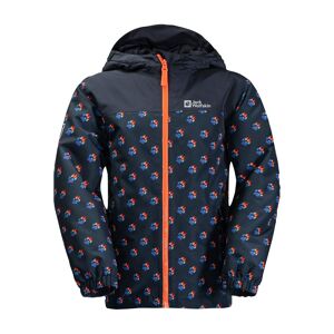 Jack Wolfskin Funktionsjacke »RAINBOW PAW JACKET K«, mit Kapuze night-blue-all-over  128