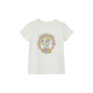 s.Oliver Junior Print-Shirt, aus reiner Baumwolle off-white  128/134