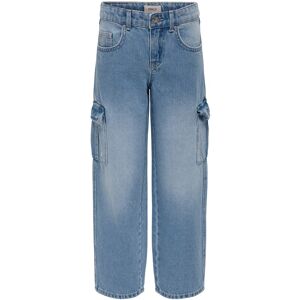 KIDS ONLY Cargojeans »KOGHARMONY WIDE CARGO CARROT PIM NOOS« light blue denim  164