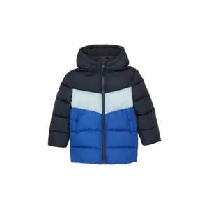 TOM TAILOR Steppjacke, mit Kapuze, mit Color Blocking sky captain blue  116/122