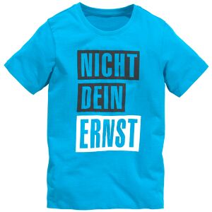 KIDSWORLD T-Shirt »NICHT DEIN ERNST«, Spruch türkis  152/158