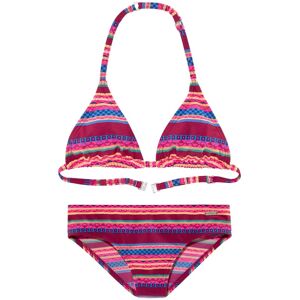 Buffalo Triangel-Bikini »Lux Kids«, mit abstraktem Druck bordeau  122/128