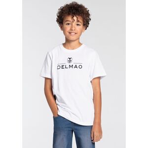 DELMAO T-Shirt »für Jungen«, mit Logo-Print. NEUE MARKE weiss  164/170