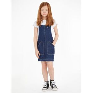 Tommy Hilfiger Latzkleid »DENIM DUNGAREE DRESS«, mit offenem Saum Rivendeldark  10 (140)