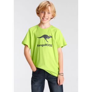 KangaROOS T-Shirt »Basic Logo« limegrün  176/182