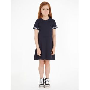 Tommy Hilfiger Jerseykleid »RUFFLE RIB KNIT DRESS«, mit Rippenstruktur Desert Sky  12 (152)