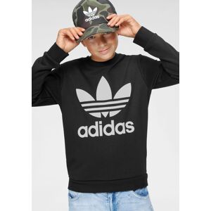 Adidas Originals Sweatshirt »TREFOIL CREW«, Unisex Black / White  164