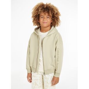 Calvin Klein Jeans Kapuzensweatjacke »3D RAISED EMB ZIP-THROUGH«, Kinder bis... Green Haze  12 (152)