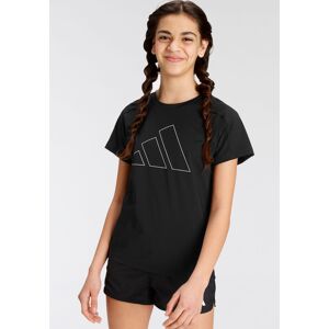 Adidas Sportswear T-Shirt »ESSENTIALS AEROREADY REGULAR-FIT LOGO« Black / White  140