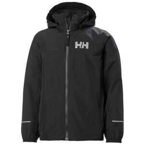 Helly Hansen JR Juell, Regenjacke, Kinder, schwarz