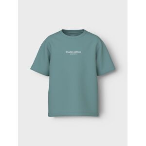 Name It T-Shirt »NKMBRODY SS NREG TOP NOOS« mineral blue Größe 134 (140)