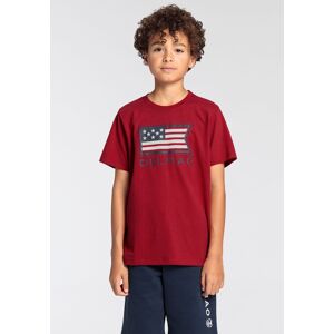 DELMAO T-Shirt »für Jungen«, Flagge. NEUE MARKE rot Größe 128/134