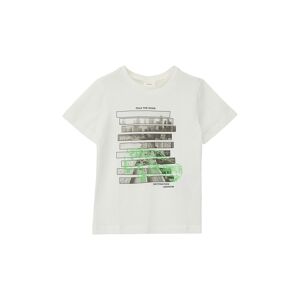 s.Oliver Junior Print-Shirt, mit Rundhalsausschnitt off-white Größe 128/134