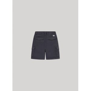 Pepe Jeans Cargoshorts, mit Ton-in-Ton Logoschriftzug phantomgrey Größe 10