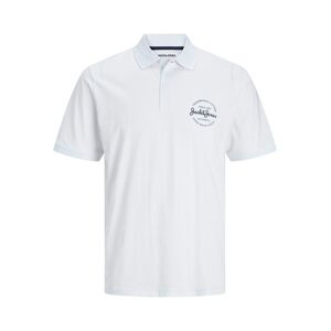 Jack & Jones Junior Poloshirt »JJFOREST POLO SS JNR« white print Größe 128