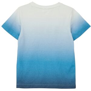 s.Oliver Junior T-Shirt, mit Farbverlauf navy gradient Größe 128/134