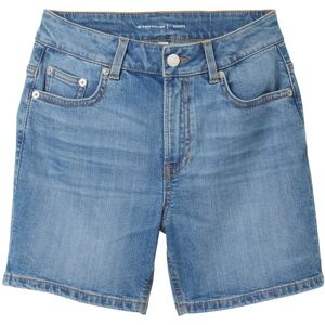 TOM TAILOR Jeansshorts, extra kurz in mit Stretch mid stone bright blue denim Größe 134