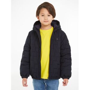 Tommy Hilfiger Steppjacke »QUILTED JACKET«, mit Kapuze, mit Markendetails desert sky Größe 4 (104)