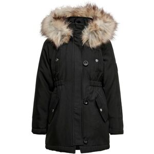 KIDS ONLY Winterjacke »KOGIRIS FUR PARKA OTW«, mit Kapuze Black Größe 134