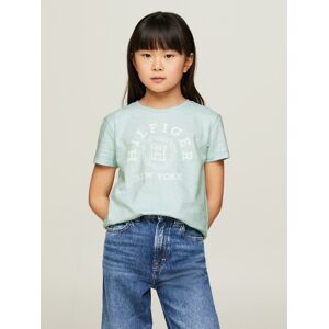 Tommy Hilfiger T-Shirt »HILFIGER VARSITY TEE S/S«, Kinder bis 16 Jahre Breezy Blue Heather Größe 5 (110)