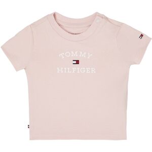 Tommy Hilfiger T-Shirt »BABY TH LOGO TEE S/S«, Baby bis 2 Jahre whimsy pink Größe 92