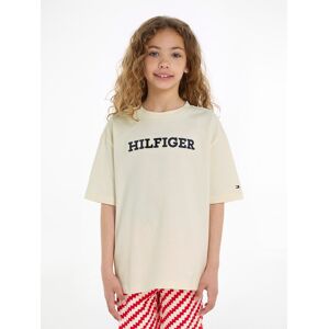 Tommy Hilfiger T-Shirt »U MONOTYPE TEE S/S«, mit grosser Logo-Stickerei Calico Größe 74