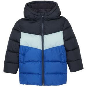 TOM TAILOR Steppjacke, mit Kapuze, mit Color Blocking sky captain blue Größe 104/110