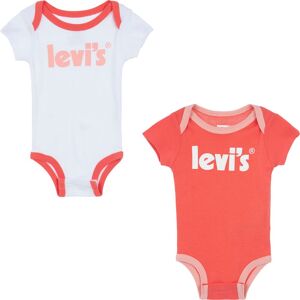 Levi's® Kids Kurzarmbody, (Set, 2 tlg.), UNISEX rose of sharon Größe 7 M