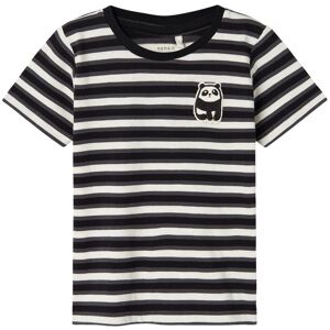 Name It Kurzarmshirt »NMMDIKE SS TOP PB« black Größe 92