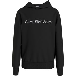 Calvin Klein Jeans Sweatshirt »INST. LOGO REG. TERRY HOODIE«, für Kinder bis... Ck Black Größe 6 (116)