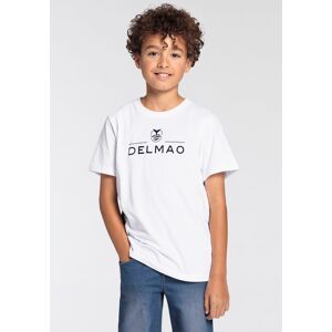 DELMAO T-Shirt »für Jungen«, mit Logo-Print. NEUE MARKE weiss Größe 152/158