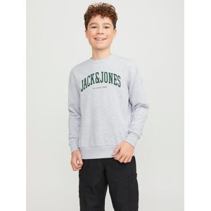 Jack & Jones Junior Sweatshirt »JJEJOSH SWEAT CREW NECK NOOS JNR« white melange Größe 116