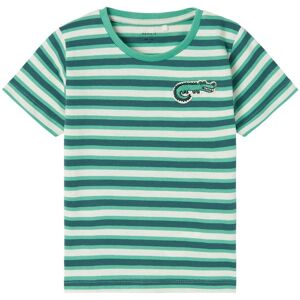 Name It Kurzarmshirt »NMMDIKE SS TOP PB« green spruce Größe 92