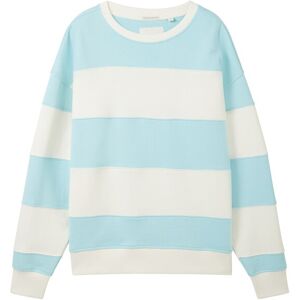 TOM TAILOR Sweatshirt, mit Blockstreifen pastel turquoise Größe 152