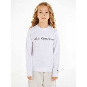 Calvin Klein Jeans Sweatshirt »INST. LOGO REGULAR CN«, für Kinder bis 16 Jahre Bright White Größe 12 (152)