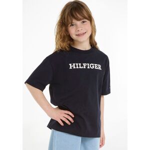 Tommy Hilfiger T-Shirt »U MONOTYPE TEE S/S«, mit grosser Logo-Stickerei Desert Sky Größe 80