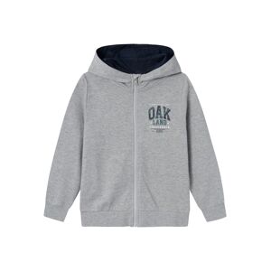 Name It Sweatshirt »NKMBATOOL LS SWE CARD UNB PB« grey melange Größe 158 (164)