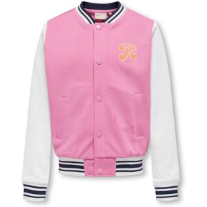 KIDS ONLY Blouson »KOGCONNIE L/S MARAIS BOMBER JACKET SWT« begonia pink Größe 122 (128)