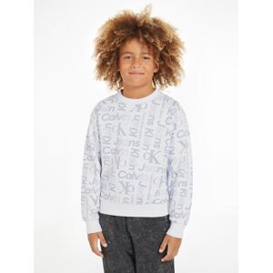 Calvin Klein Jeans Sweatshirt »INST. CK AOP CREWNECK«, Kinder bis 16 Jahre Institutional Ck Aop Größe 12 (152)