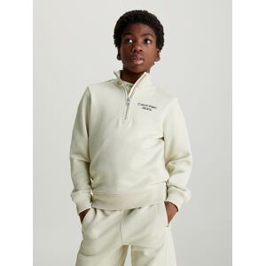 Calvin Klein Jeans Sweatshirt »CKJ STACK LOGO TERRY HALF-ZIP«, Kinder bis 16... Green Haze Größe 6 (116)