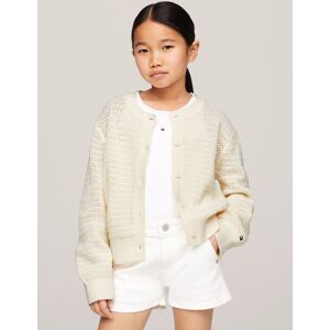 Tommy Hilfiger Strickjacke »CROCHET CARDIGAN«, Kinder bis 16 Jahre сalico Größe 14 (164)