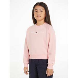 Tommy Hilfiger Sweatshirt »ESSENTIAL EMBROIDERED FLEECE CN«, Kinder bis 16... Soft Rose Größe 3 (98)