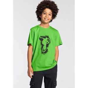 KIDSWORLD T-Shirt »für Jungen«, mit BIKER Druck neongrün Größe 128/134