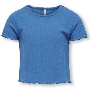 KIDS ONLY Kurzarmshirt »KOGNELLA S/S O-NECK TOP NOOS JRS« French Blue Größe 134 (140)