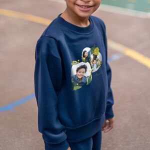 smartphoto Kinder Sweatshirt Kobaltblau 5 bis 6 Jahre