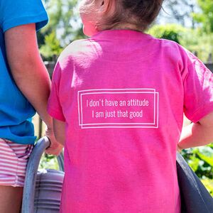 smartphoto Kinder T-Shirt Pink Rückseite 3 bis 4 Jahre