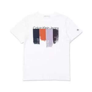 Calvin Klein - T-Shirt, Rundhals, Kurzarm, 12a, Weiss