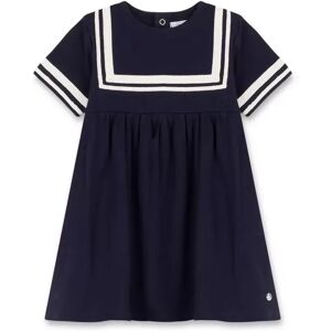 Petit Bateau - Babykleid, Kurzarm, 36m, Marine