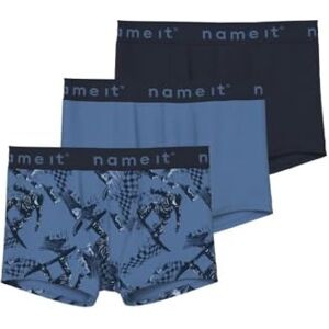 NAME IT Jungen NKMBOXER 3P Snowboard NOOS Boxershorts, Riviera, 122/128