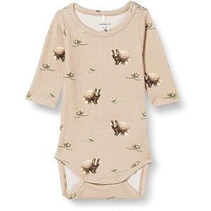 NAME IT Baby-Jungen NBMLINNUS LS Body, Humus, 62